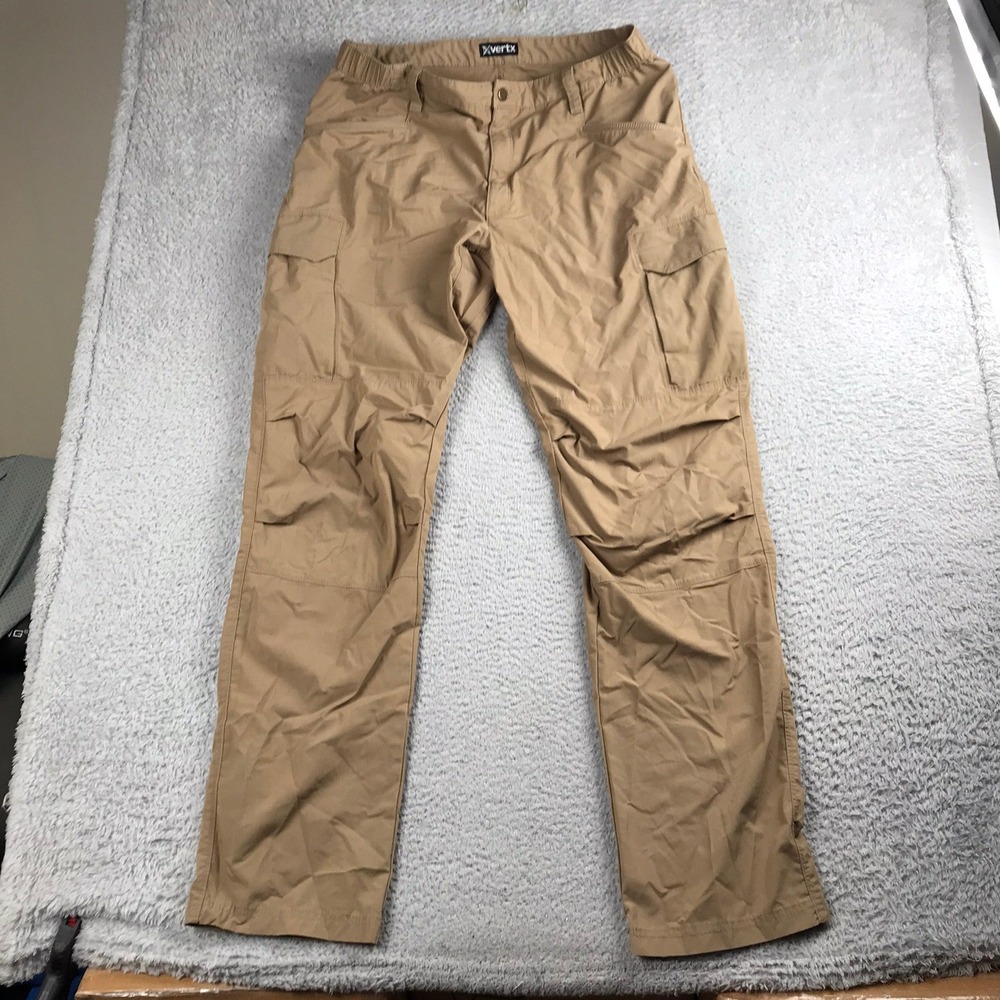 Vertx Cargo Pants Mens 38x26 Tan Khaki Tactical Utility Outdoor Trousers *Flaws‎